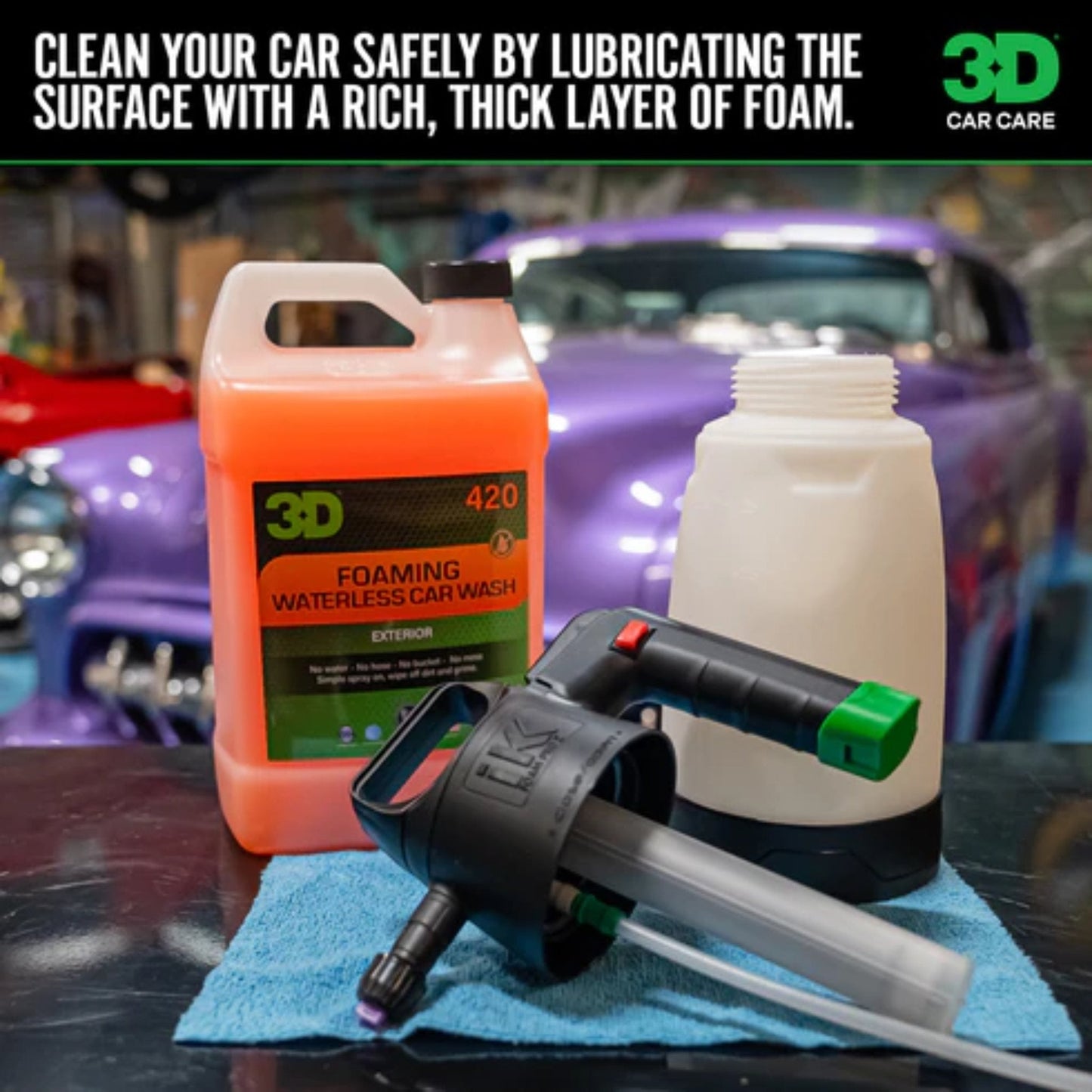 3D FOAMING WATERLESS CAR WASH - Bocar Depot Mississauga - 3D -- Bocar Depot Mississauga