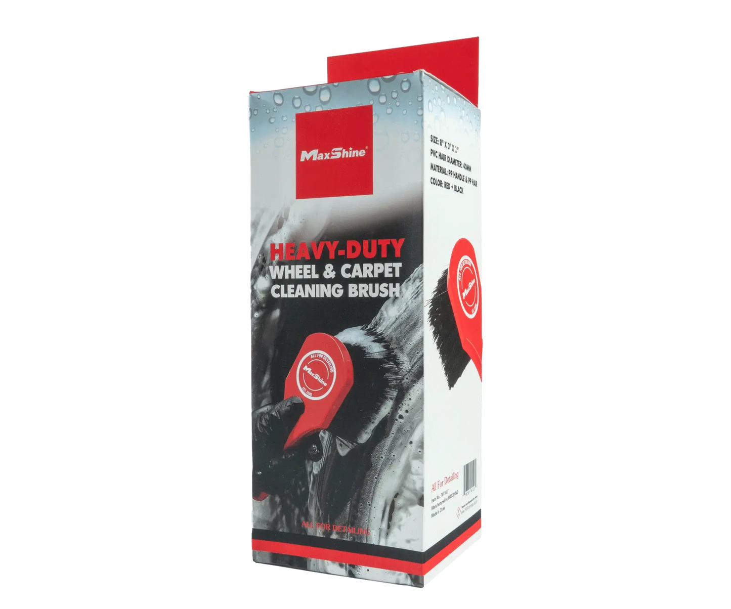 MaxShine Heavy-Duty Wheel and Carpet Cleaning Brush