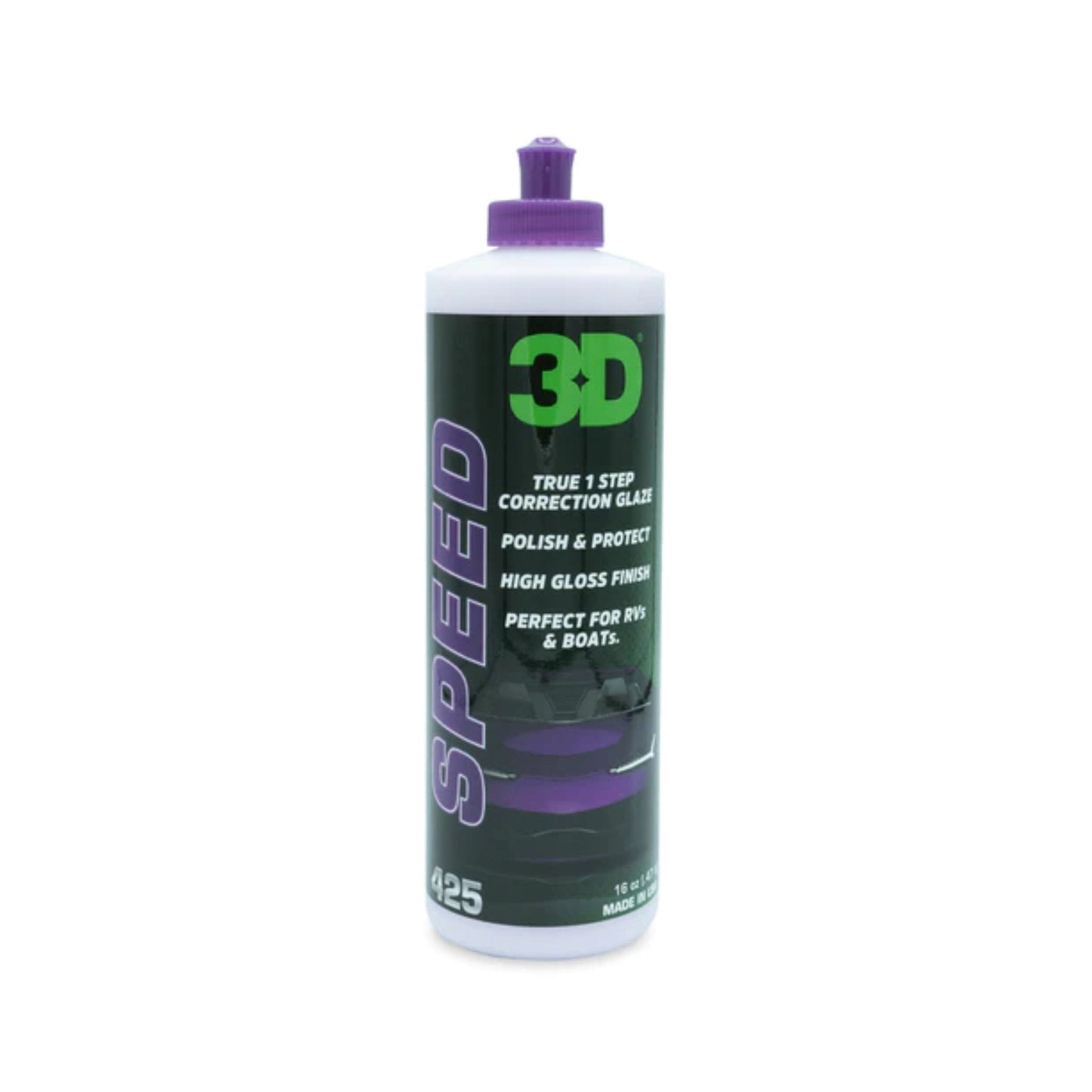 3D PRODUCTS - HD SPEED 425 - ALL IN ONE POLISH AND WAX - Bocar Depot Mississauga - 3D -- Bocar Depot Mississauga