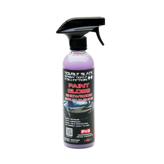 Double Black Paint Gloss Showroom Spray N Shine - 16 oz - Bocar Depot Mississauga - P&S -- Bocar Depot Mississauga