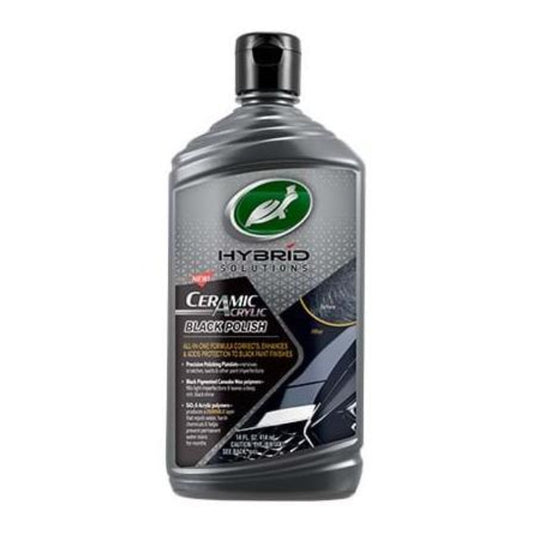 Hybrid Solutions Ceramic Acrylic Black Polish - 14 oz - Bocar Depot Mississauga - Turtle Wax -- Bocar Depot Mississauga