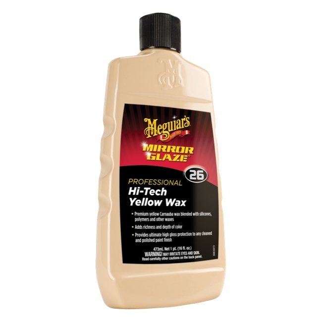 Meguiar's M26 Mirror Glaze High-Tech Yellow Wax - Bocar Depot Mississauga - Meguiars -- Bocar Depot Mississauga